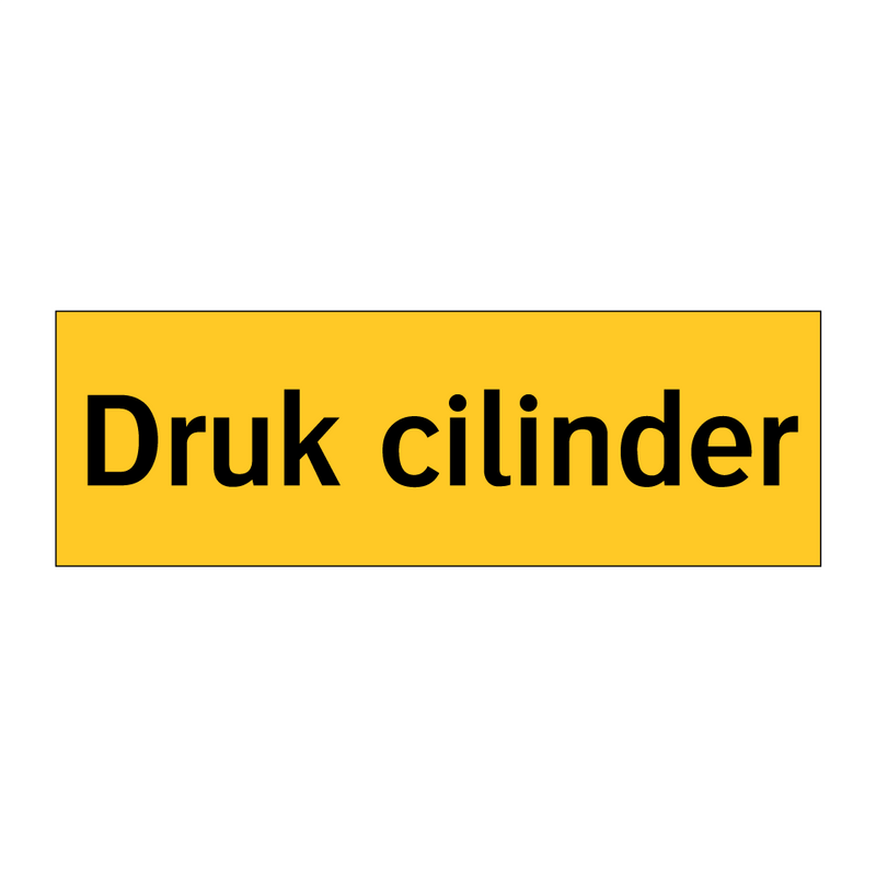Druk cilinder