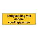 Terugvoeding van andere voedingspunten