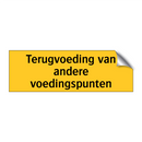 Terugvoeding van andere voedingspunten