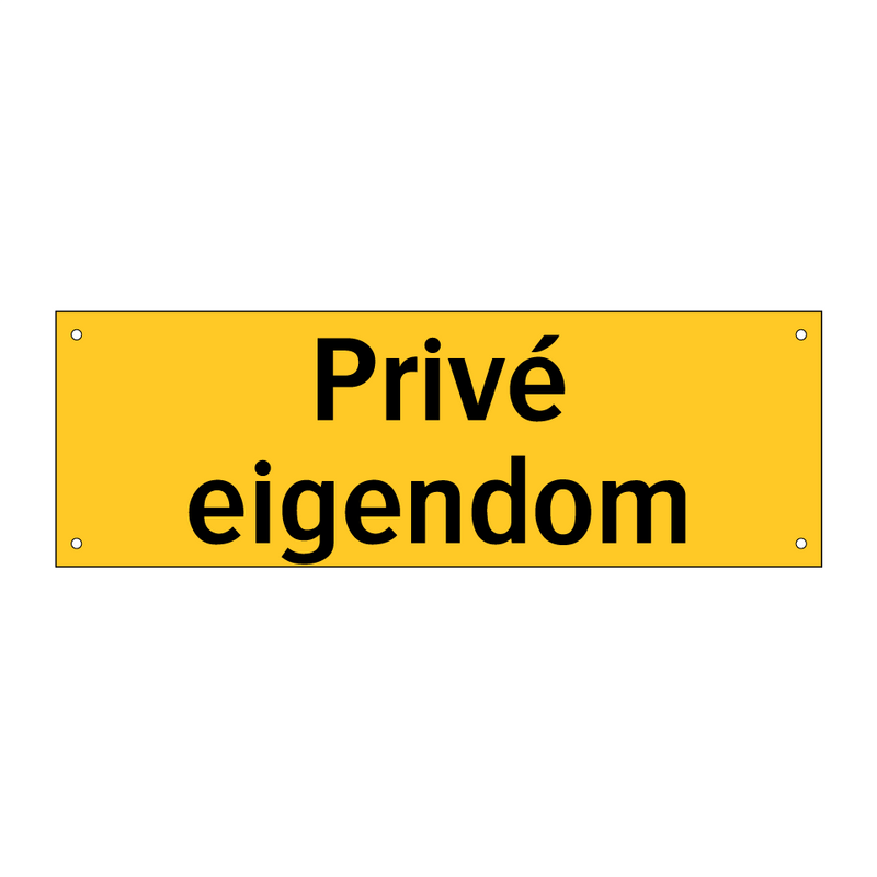 Privé eigendom