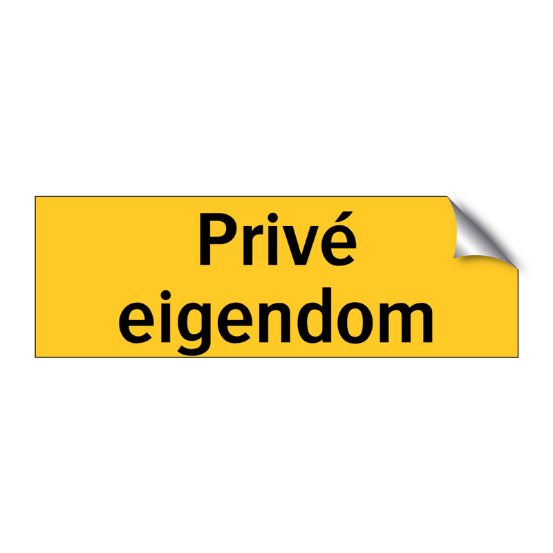 Privé eigendom
