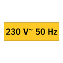 230 V~ 50 Hz