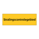 Stralingscontrolegebied
