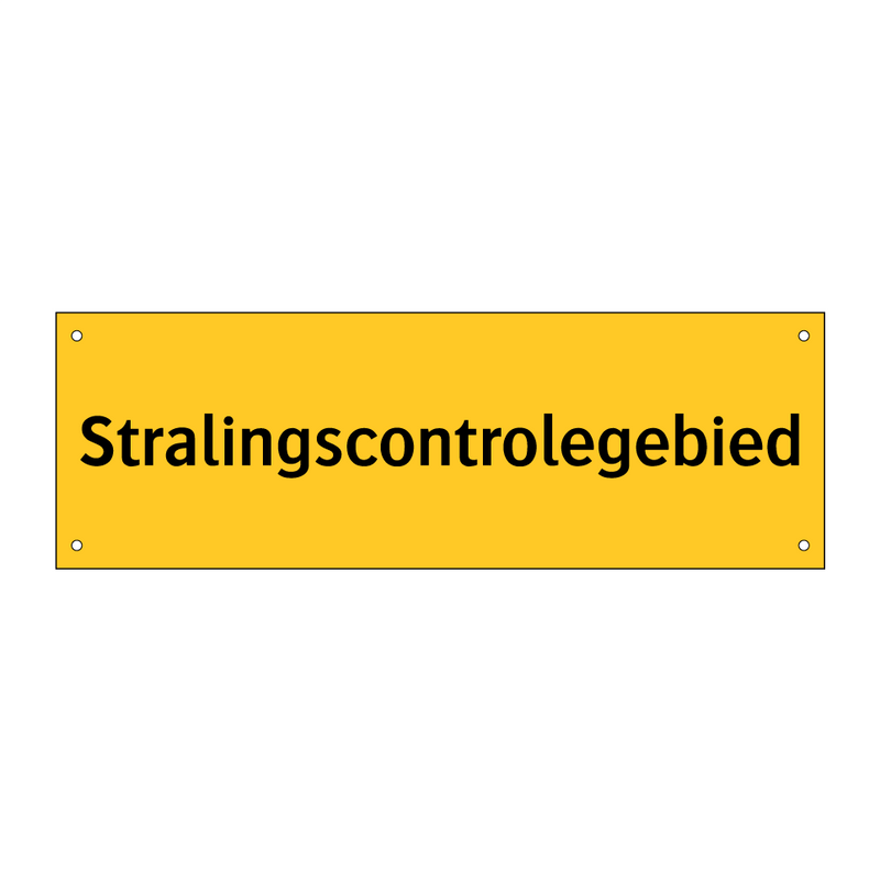 Stralingscontrolegebied