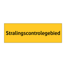 Stralingscontrolegebied