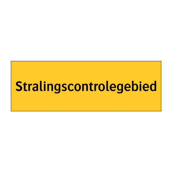 Stralingscontrolegebied