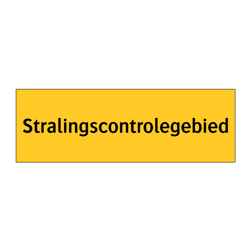 Stralingscontrolegebied