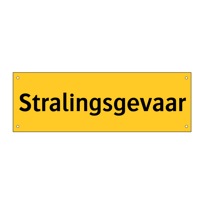 Stralingsgevaar