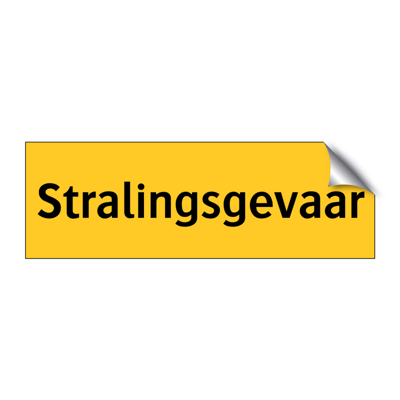 Stralingsgevaar