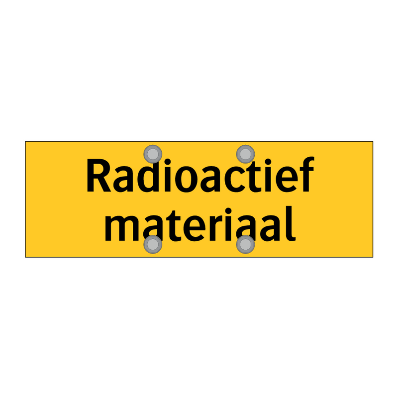 Radioactief materiaal