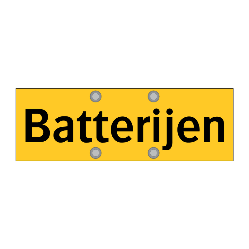 Batterijen