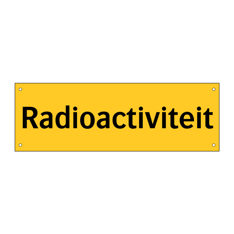 Radioactiviteit