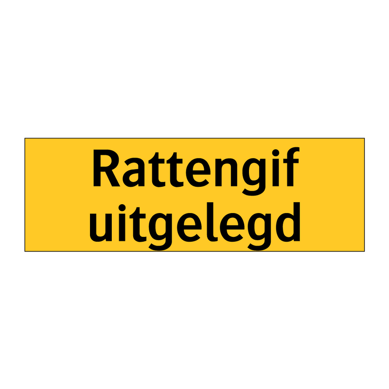 Rattengif uitgelegd