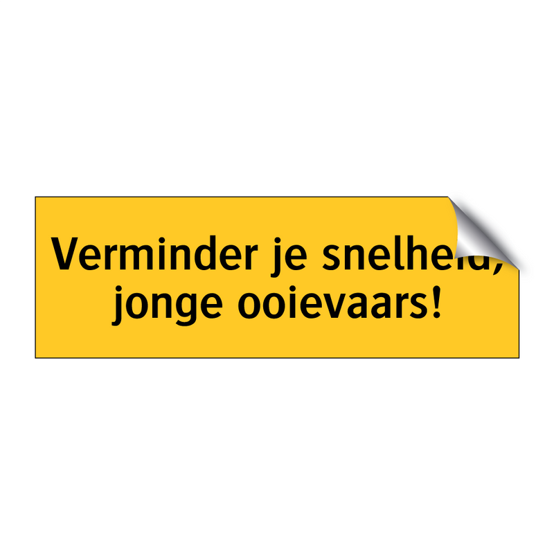 Verminder je snelheid, jonge ooievaars!