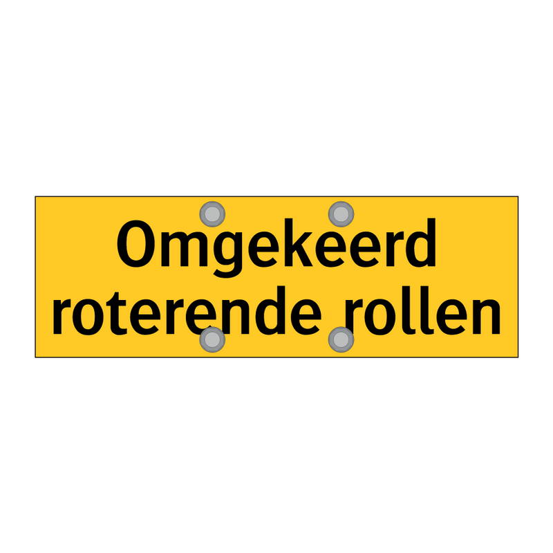 Omgekeerd roterende rollen