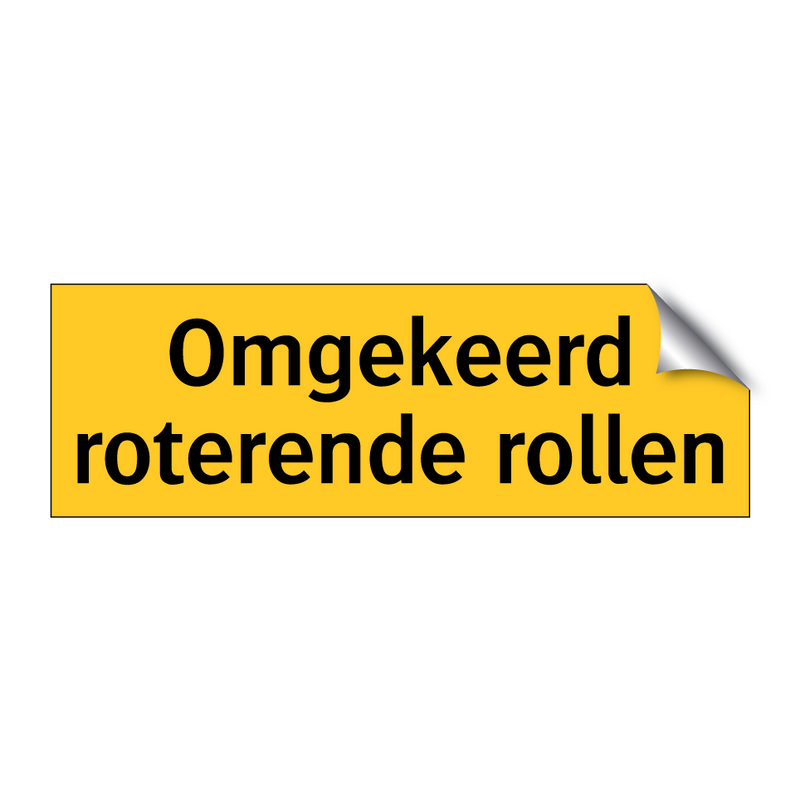 Omgekeerd roterende rollen