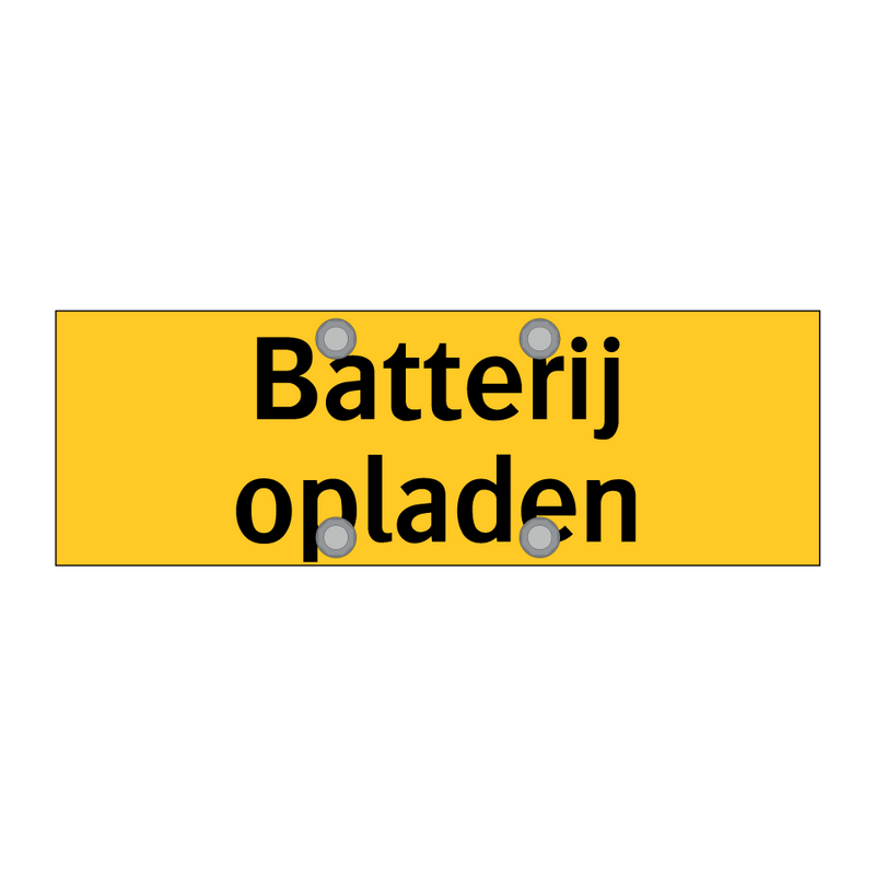 Batterij opladen