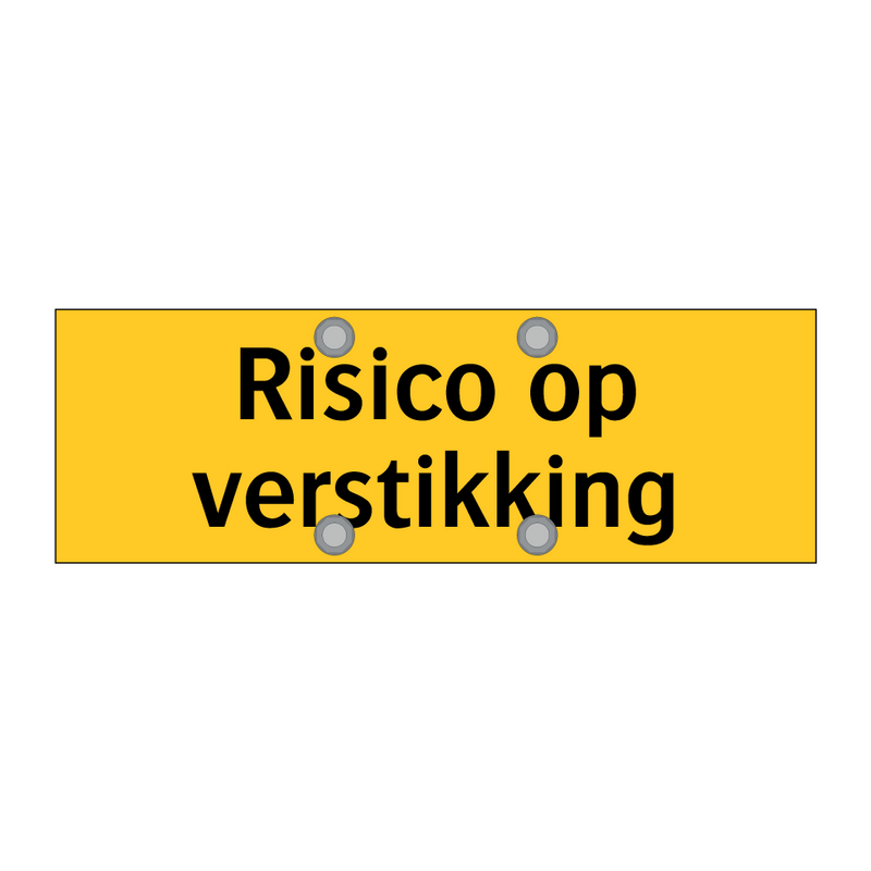 Risico op verstikking