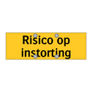 Risico op instorting