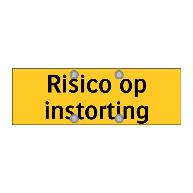 Risico op instorting