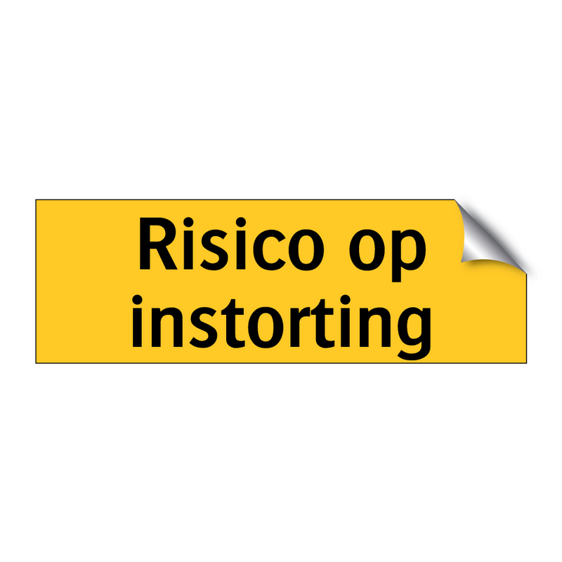 Risico op instorting