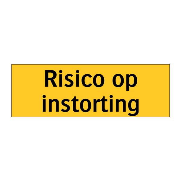 Risico op instorting