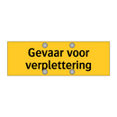 Gevaar voor verplettering