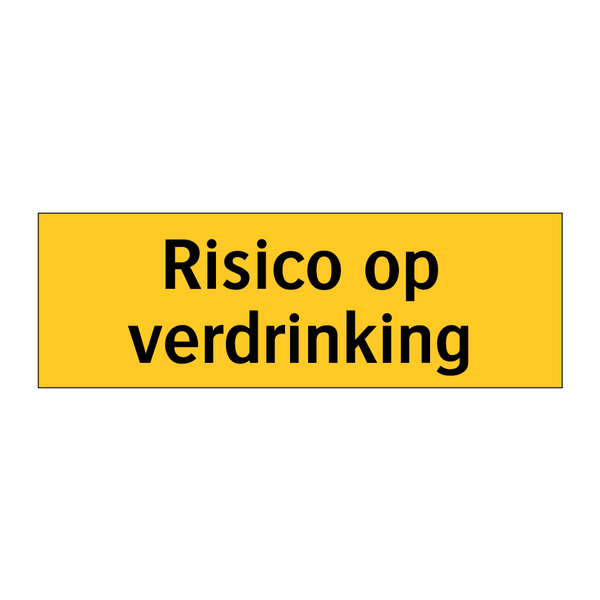Risico op verdrinking