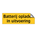 Batterij opladen in uitvoering