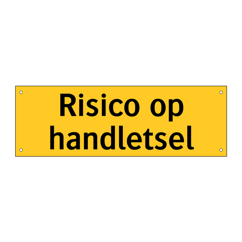 Risico op handletsel