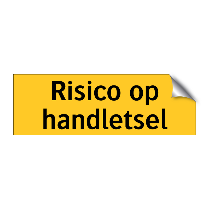 Risico op handletsel