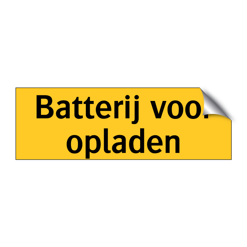 Batterij voor opladen