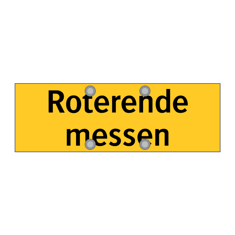Roterende messen