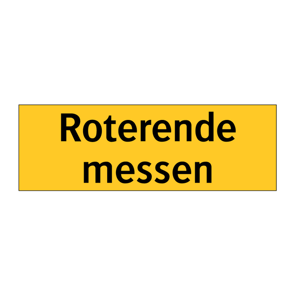 Roterende messen