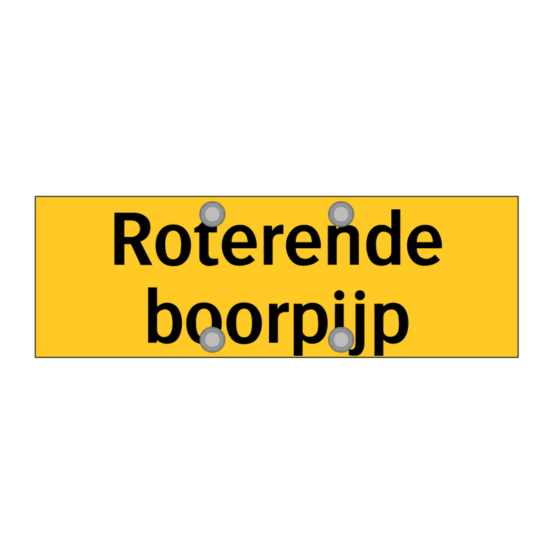 Roterende boorpijp