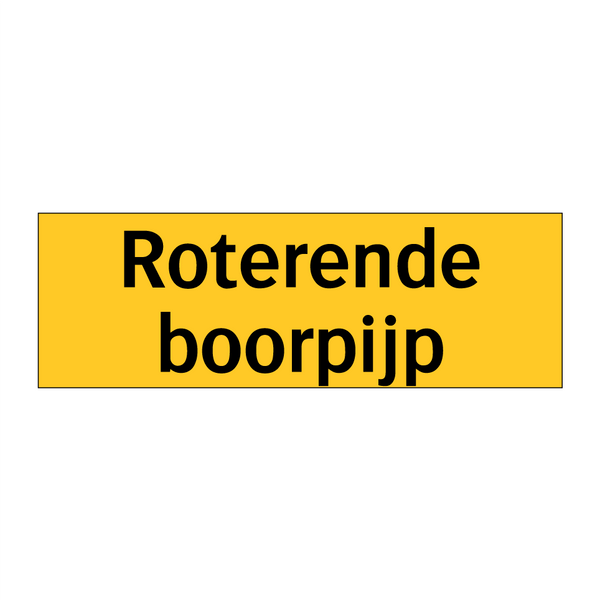 Roterende boorpijp