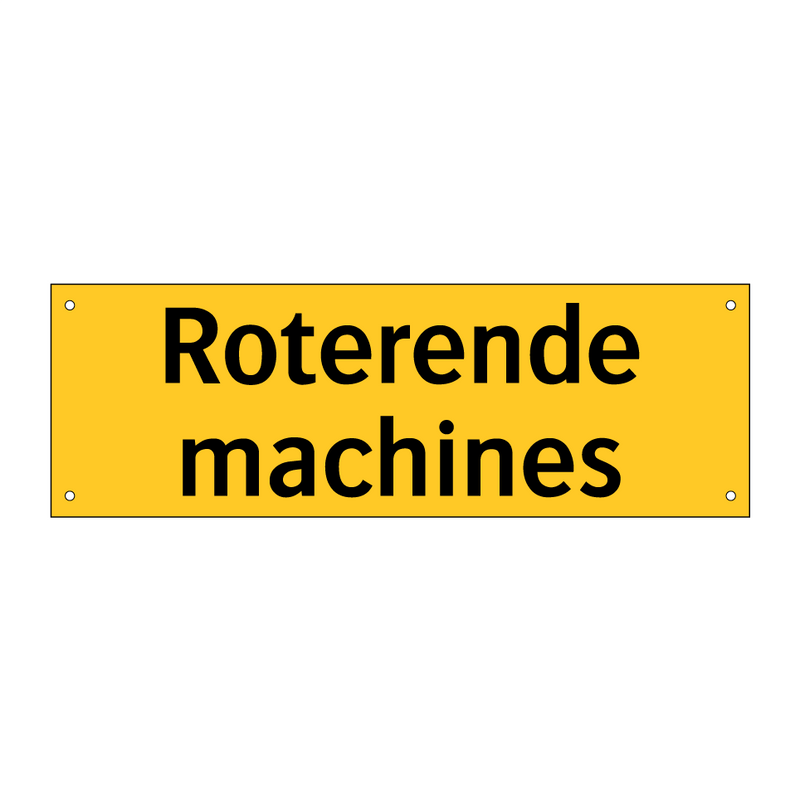 Roterende machines