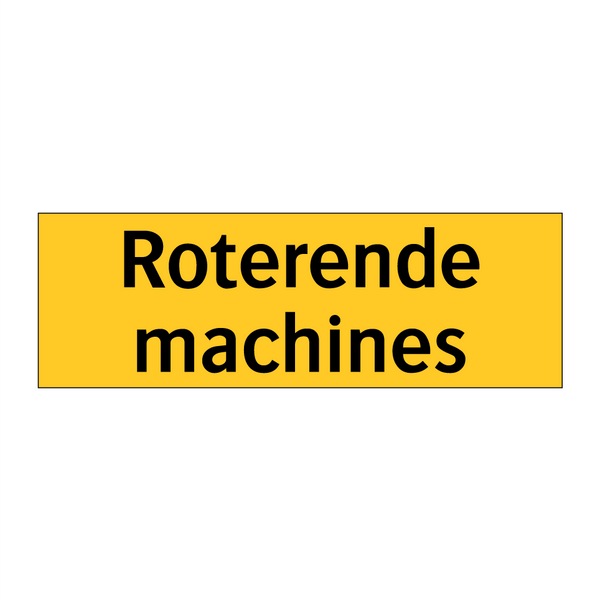 Roterende machines