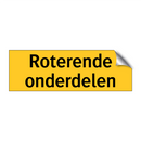 Roterende onderdelen