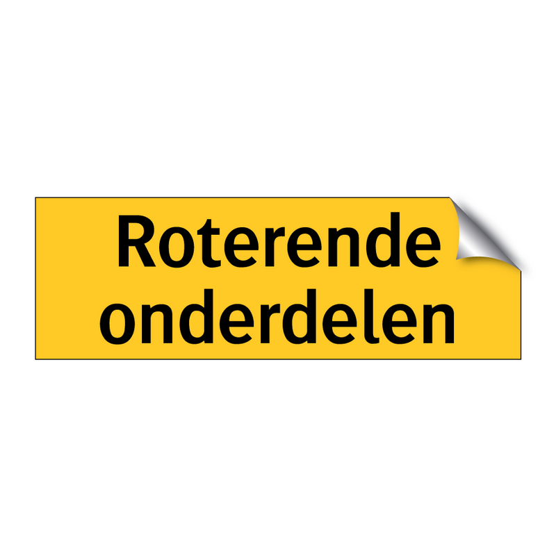 Roterende onderdelen