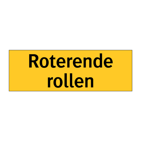 Roterende rollen