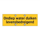 Ondiep water duiken levensbedreigend