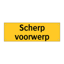 Scherp voorwerp
