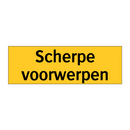 Scherpe voorwerpen