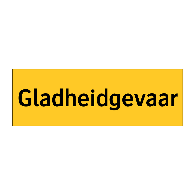 Gladheidgevaar