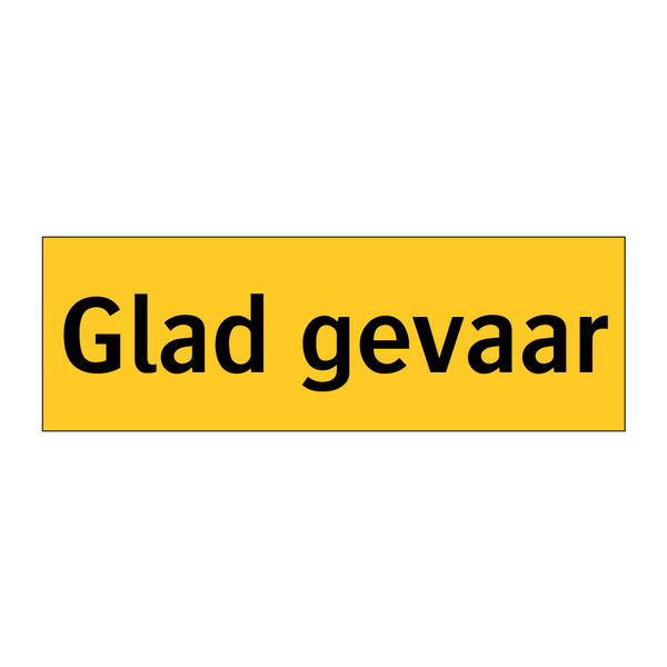 Glad gevaar