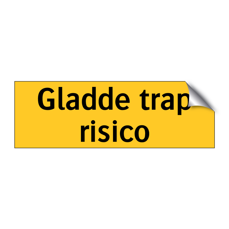 Gladde trap risico