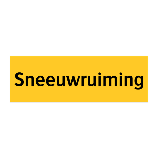 Sneeuwruiming