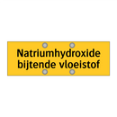 Natriumhydroxide bijtende vloeistof