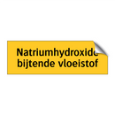 Natriumhydroxide bijtende vloeistof